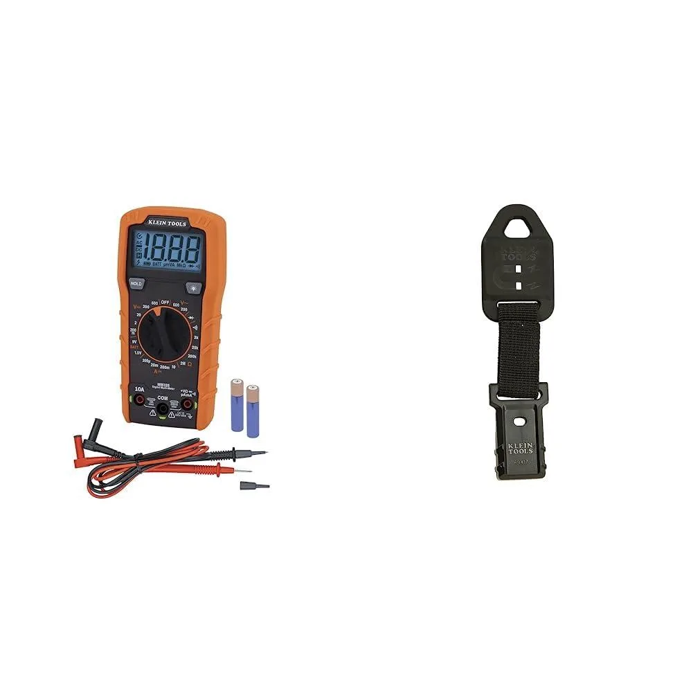 Klein Tools MM325 digital multimeter with magnetic hanger 69417