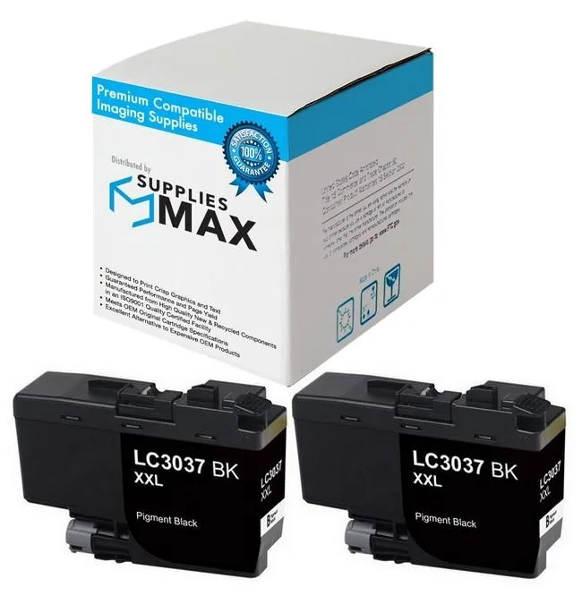 SuppliesMax SuppliesMax LC-30372PKS Black Super High Yield Inkjet 2 Pack 3000 Pages — product photo