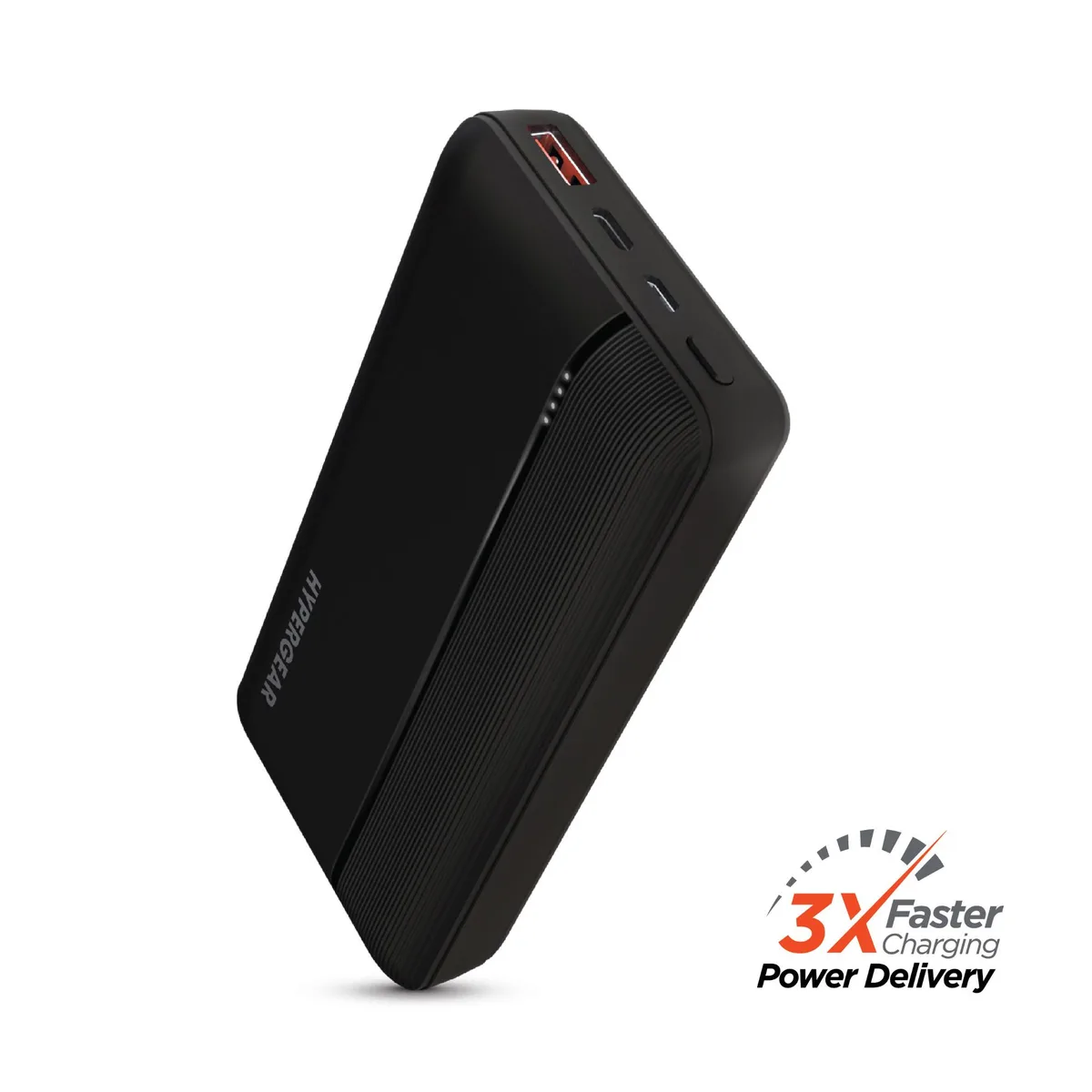 HyperGear HyperGear 20000mAh 20W PD + USB Power Bank Black 15458 — product photo