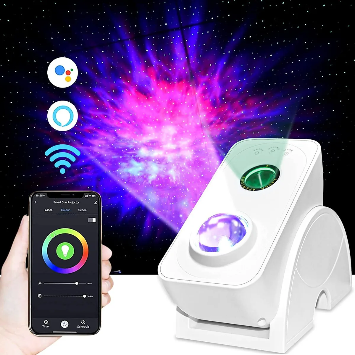 WIILGN WIILGN YCX-0609 RGB LED Laser Star Projector Lamp — product photo