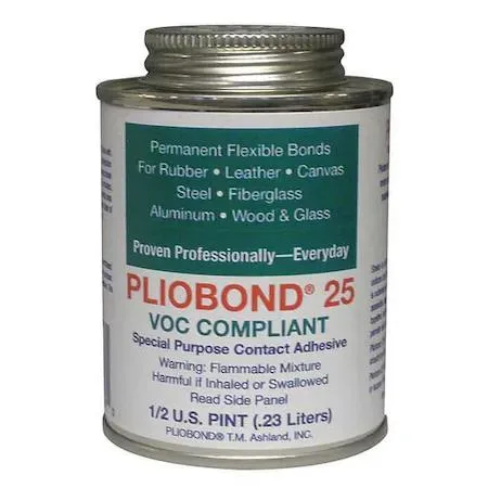 Pliobond Pliobond PBC-25-LV Contact Cement 25 Series Tan .5 pt Can — product photo