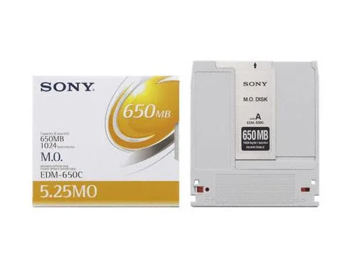 Sony Sony EDM650CWW 5.25" MO backup media 650MB 1 pack — product photo