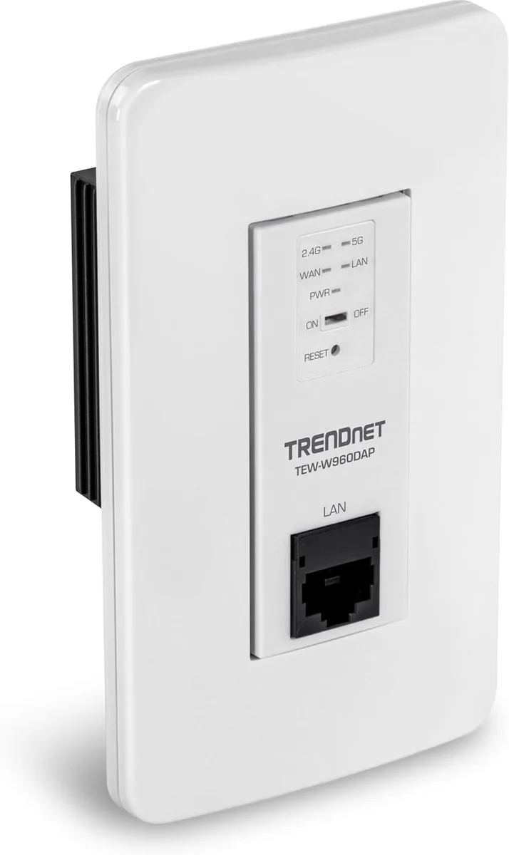 TRENDnet TRENDnet TEW-W960DAP AX1800 in-wall access point — product photo