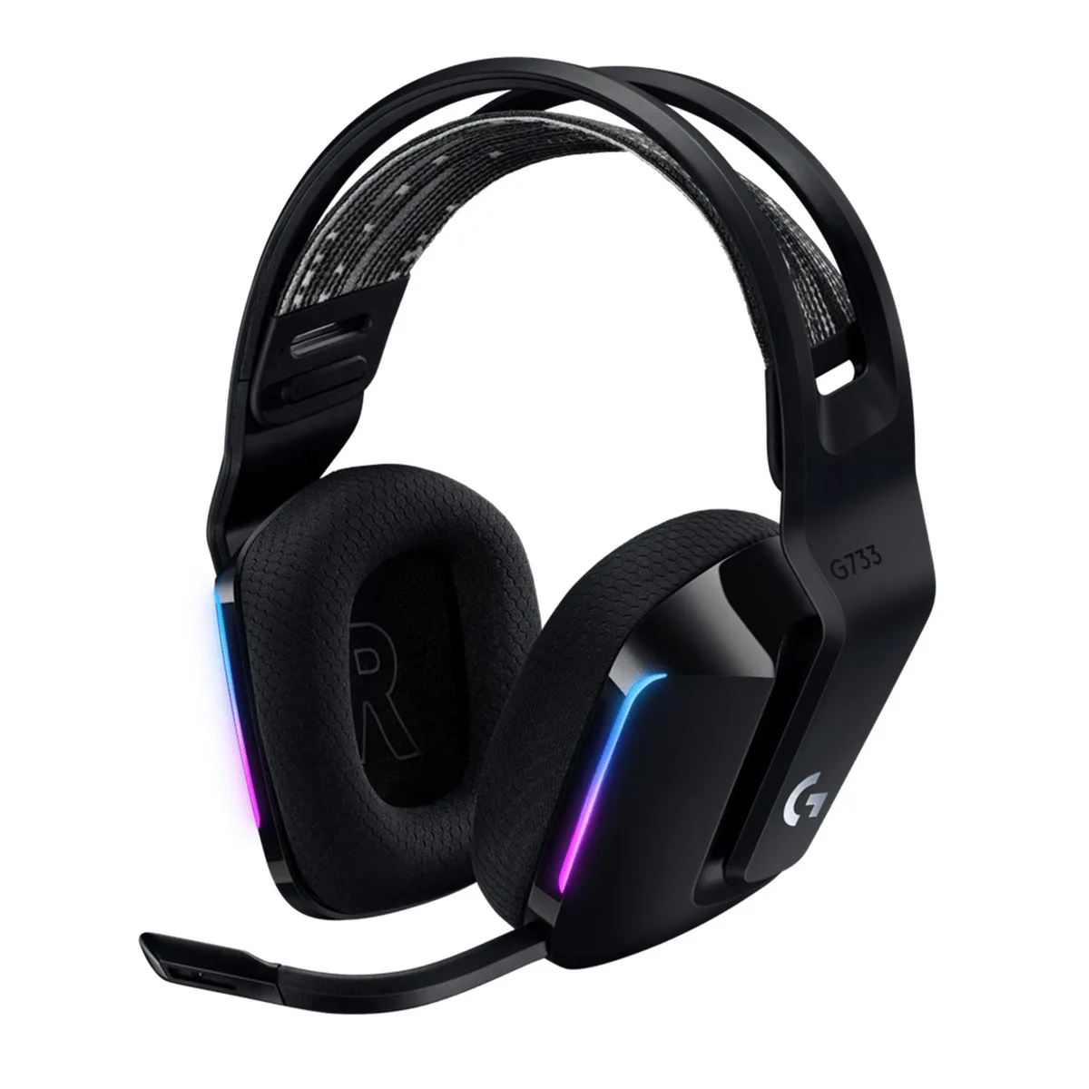 Logitech Logitech G733 Lightspeed Wireless Gaming Headset Black — product photo