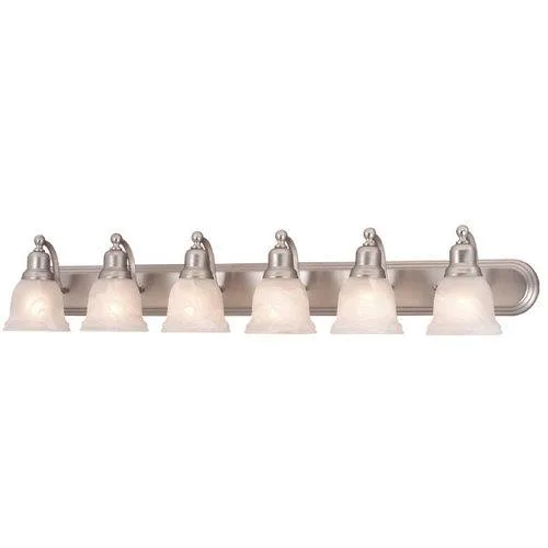 Vaxcel Vaxcel Lasalle 6-Light Vanity Light Brushed Nickel — product photo