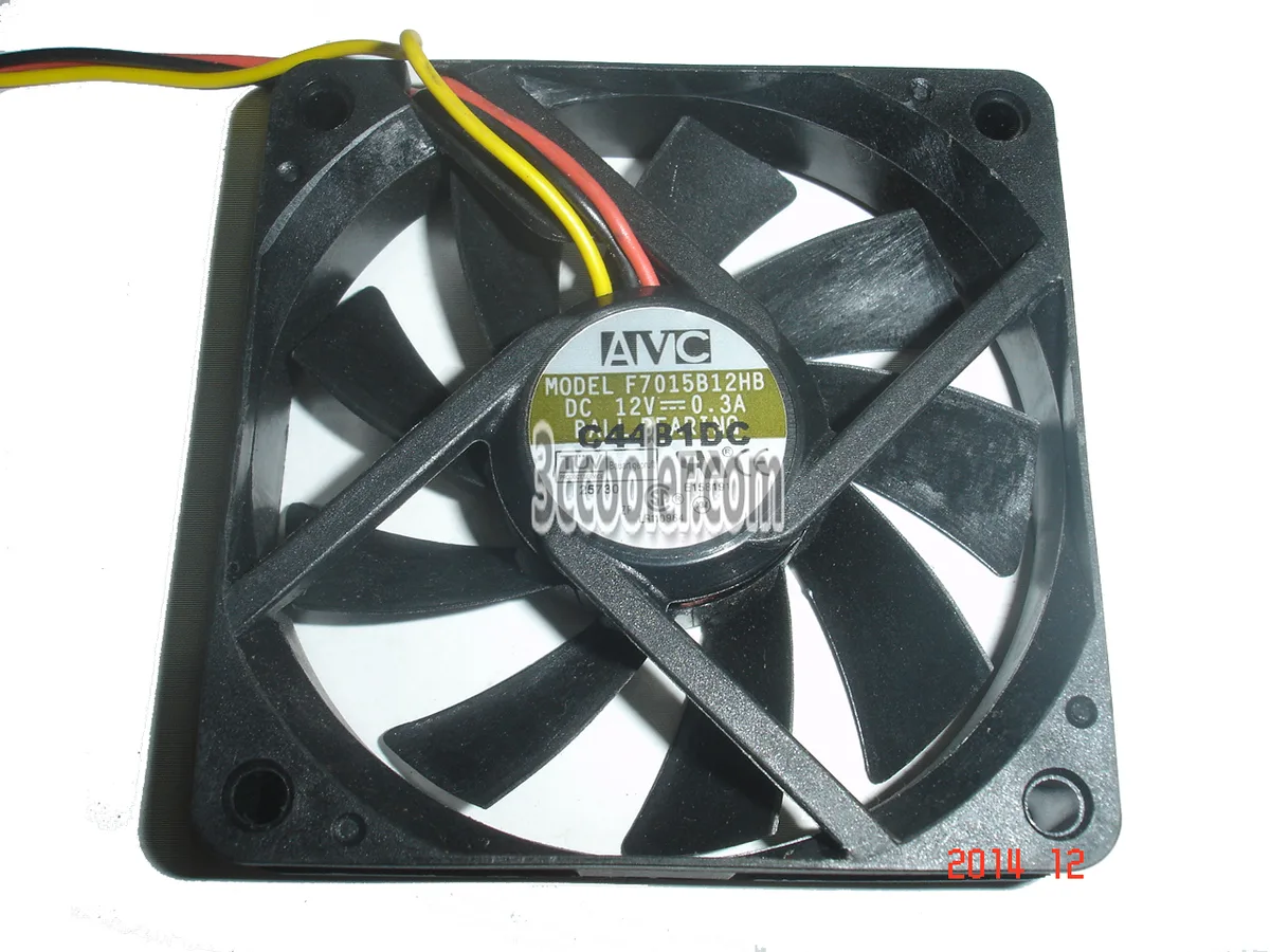 OEM Industries OEM Industries F7015B12HB 70mm 12V .3A 3-pin CPU cooler — product photo