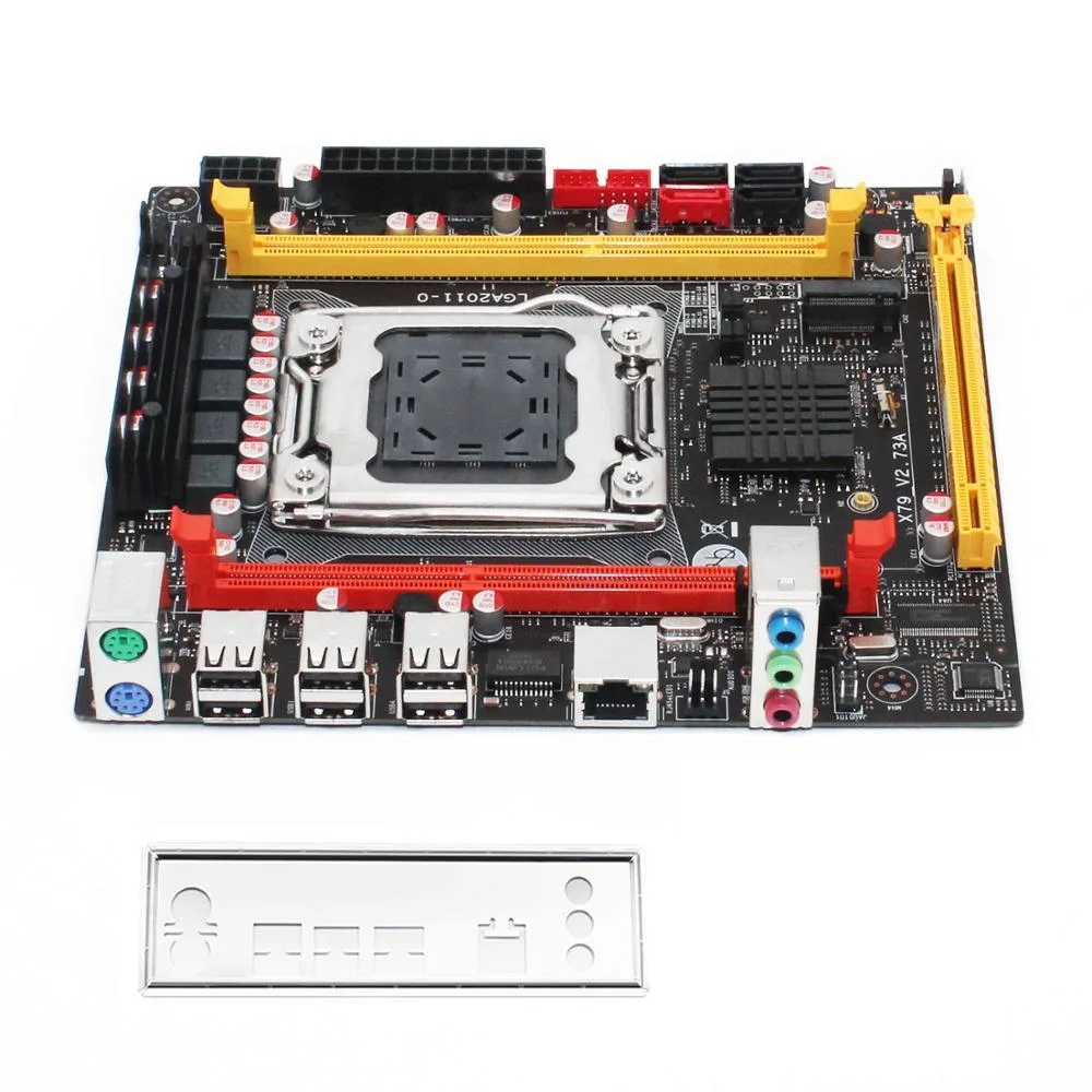 WMtec WMtec X79 Server Motherboard E5 2620V2 2×8GB 1600 REG ECC USB 2.0 NVME M.2 Kit — product photo