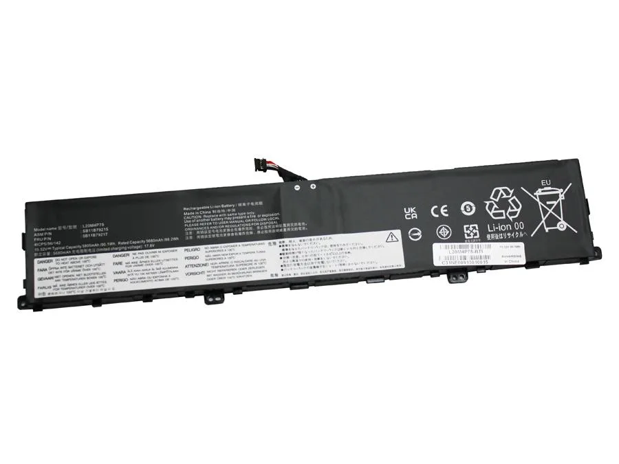PowerWarehouse PowerWarehouse L20M4P75 laptop battery ThinkPad P1 Gen 4 X1 Extreme Gen 4 — product photo