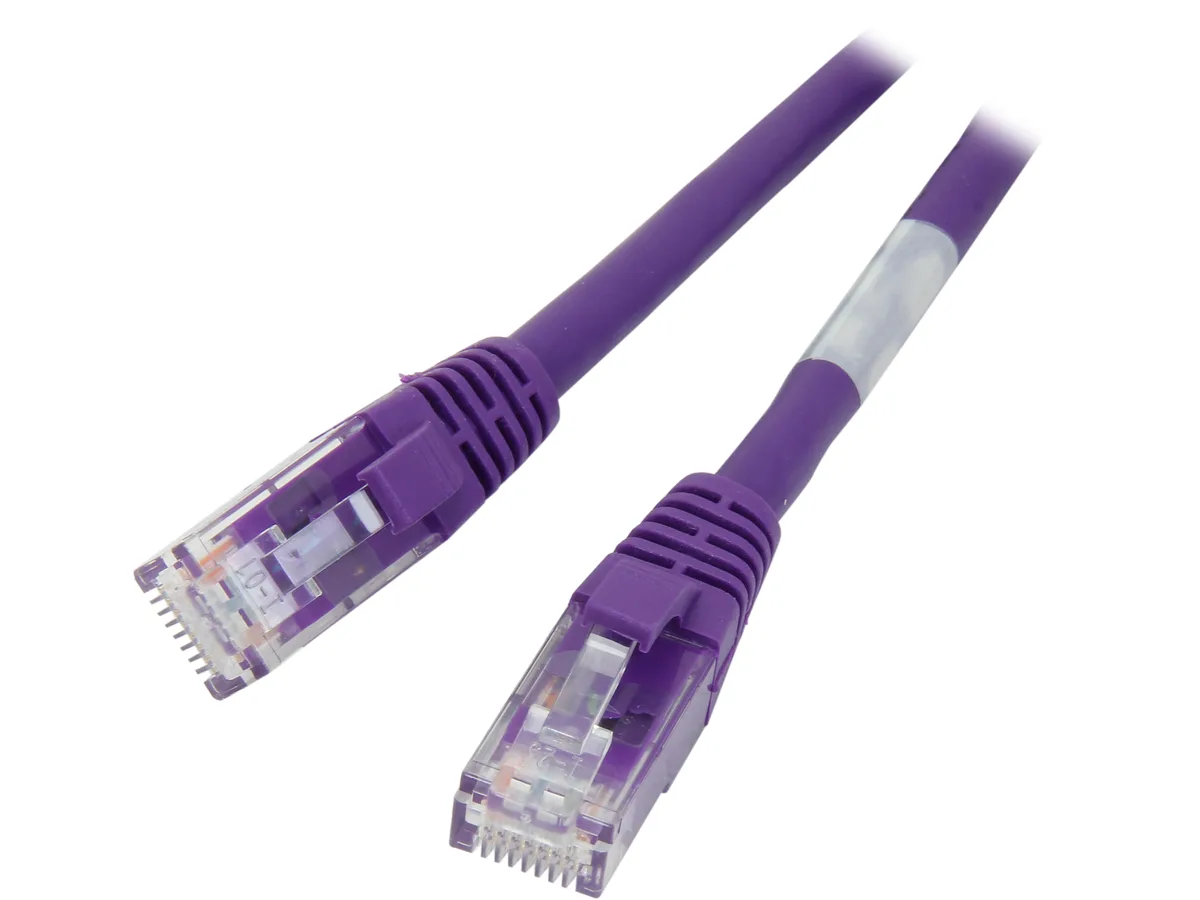 Cables To Go Cables To Go 04027 Cat6 network ethernet cable purple 6 ft 1.82 m — product photo