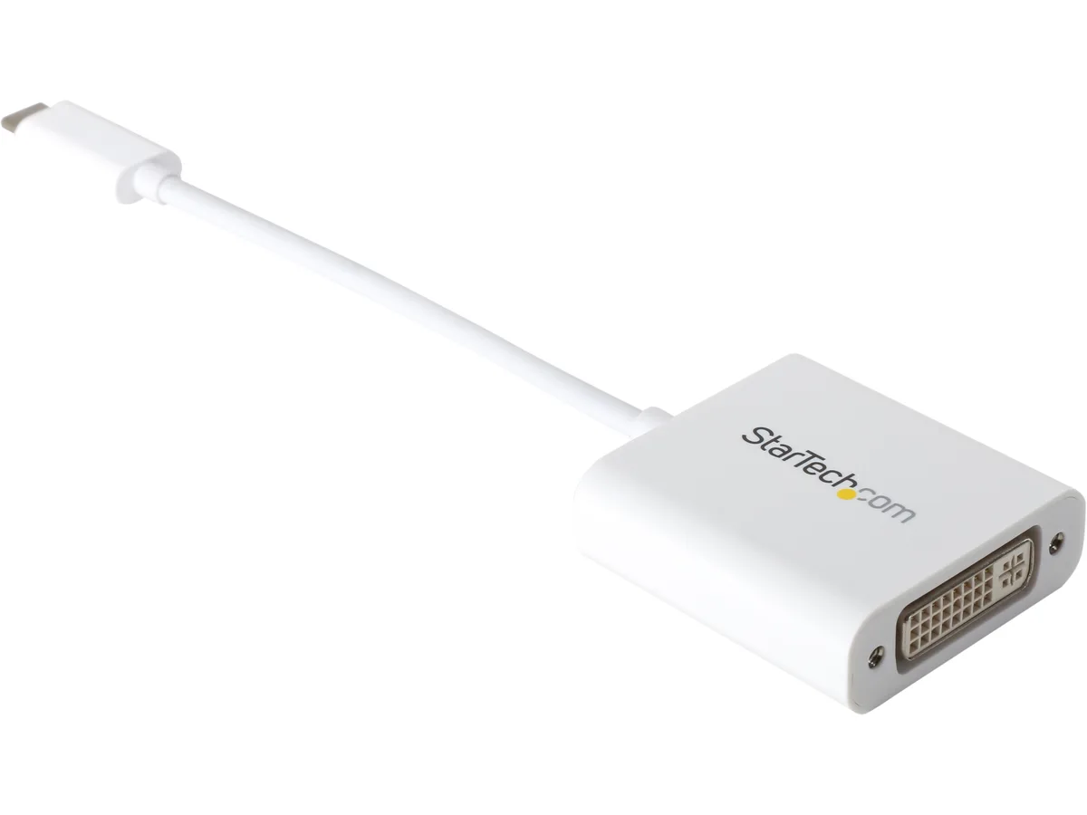 STARTECH STARTECH CDP2DVIW USB-C to DVI converter white 1920x1200 — foto del prodotto
