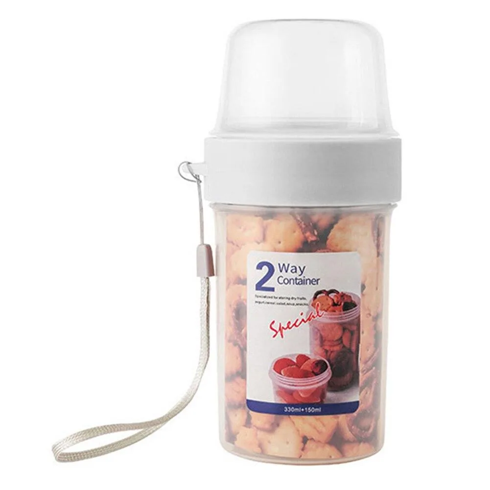 As Seen On TV As Seen On TV 2-Way Meal Prep Container 330mL 150mL Gray — product photo