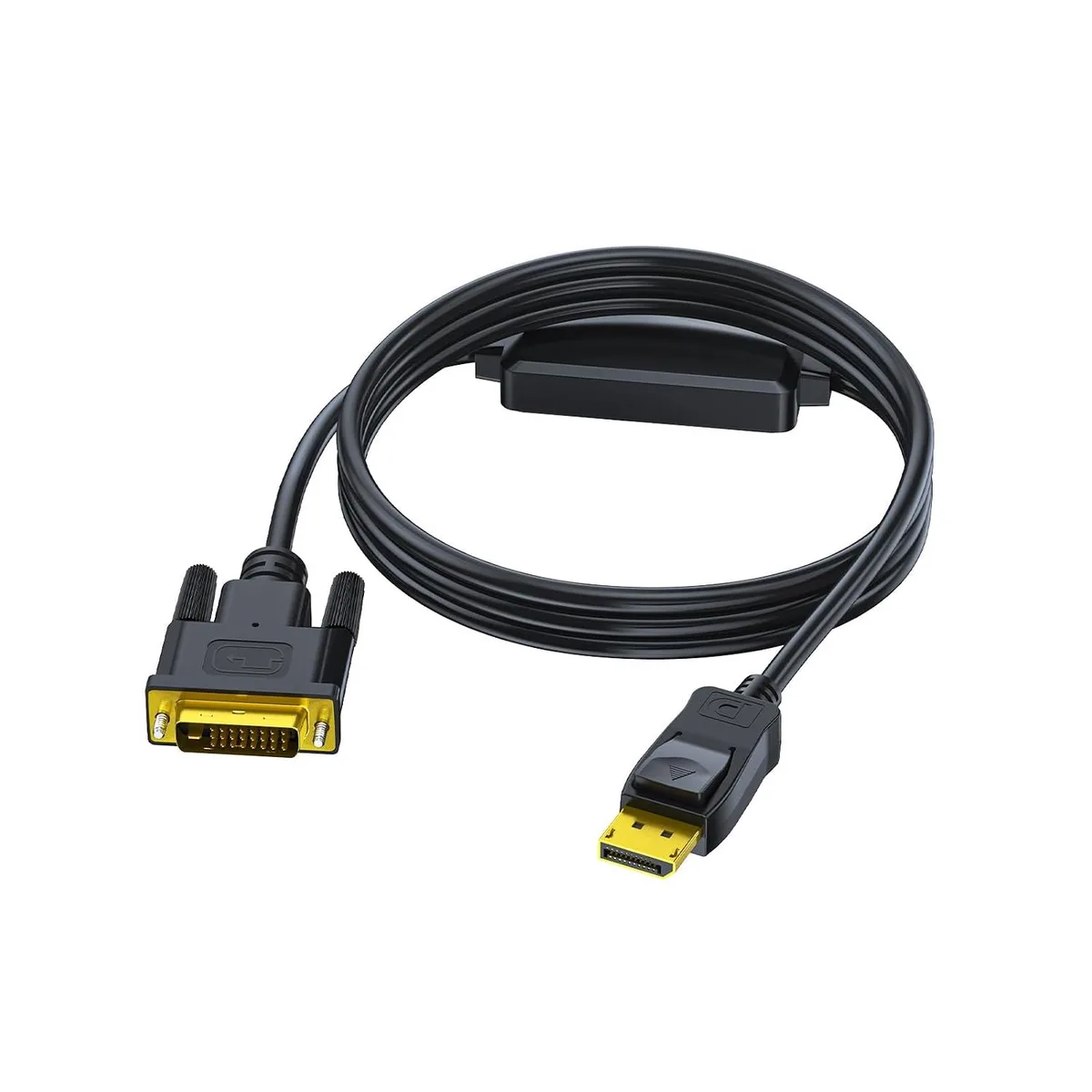 Fervit Fervit DVI to DisplayPort cable 6ft 1920x1080@60Hz gold-plated male-male — product photo