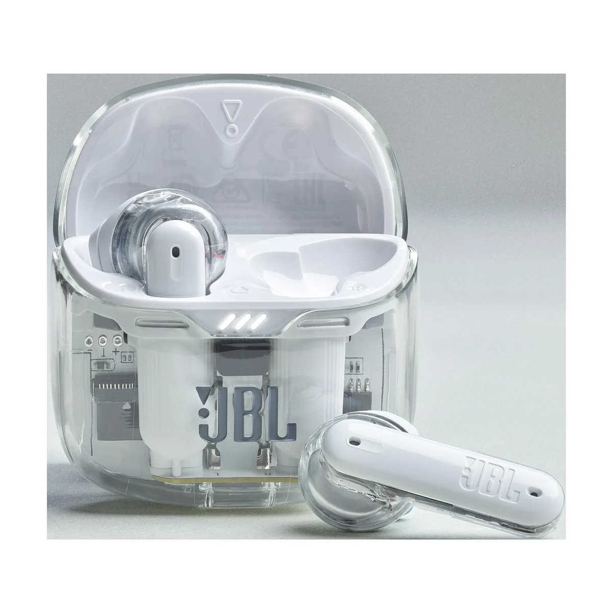 JBL JBL Tune Flex Ghost Edition Earbuds White 12 mm 5.2 55 570 mAh IPX4 — product photo