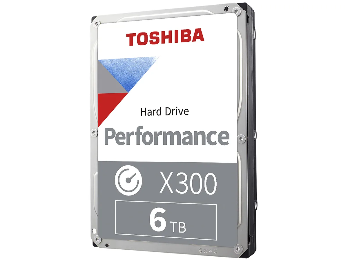 Toshiba Toshiba HDWR160XZSTA X300 6TB 7200 RPM 256MB SATA 6.0Gb/s 3.5" internal hard drive — product photo