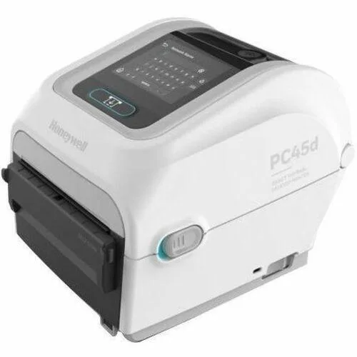 Honeywell PC45D healthcare barcode printer white disinfectant-ready housing large touchscreen