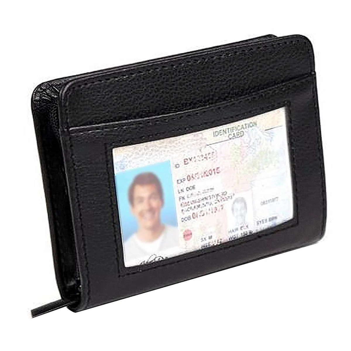 Paddsun Z860 RFID Wallet Brown 36 Cards 11.5cm x 8.3cm — product photo