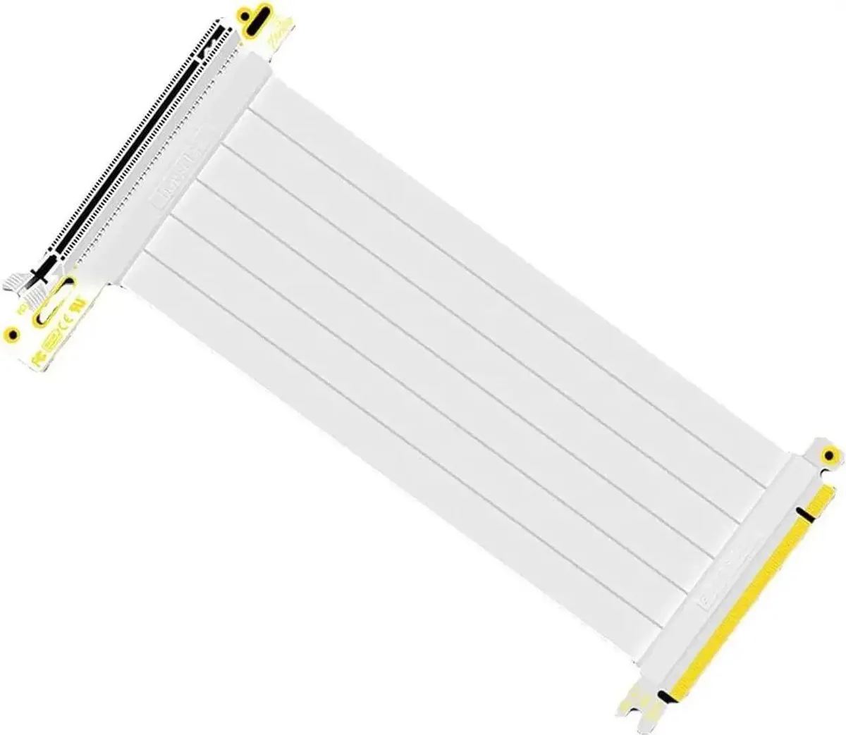 Vszerda Vszerda PCI-E 3.0 16x Riser Cable 90° White 30cm HBZ-X16-1890B — product photo