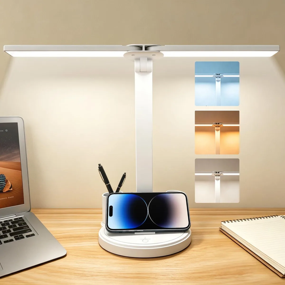 Zensun LED Desk Lamp 500lm 2000mAh 10W 3000K/4500K/6500K — product photo