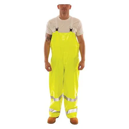 TINGLEY RUBBER CORP. TINGLEY RUBBER CORP. O53122 Hi-Visibility Rain Bib Overall PVC 32 in Inseam 48 to 50 in Lime 2XL — product photo