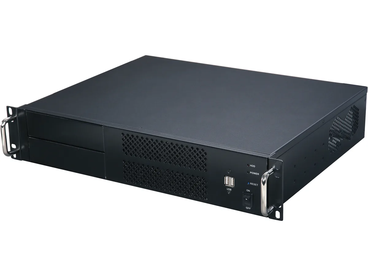 Athena Power Athena Power RM-2UC238 Black 2U Rackmount Server Chassis — product photo