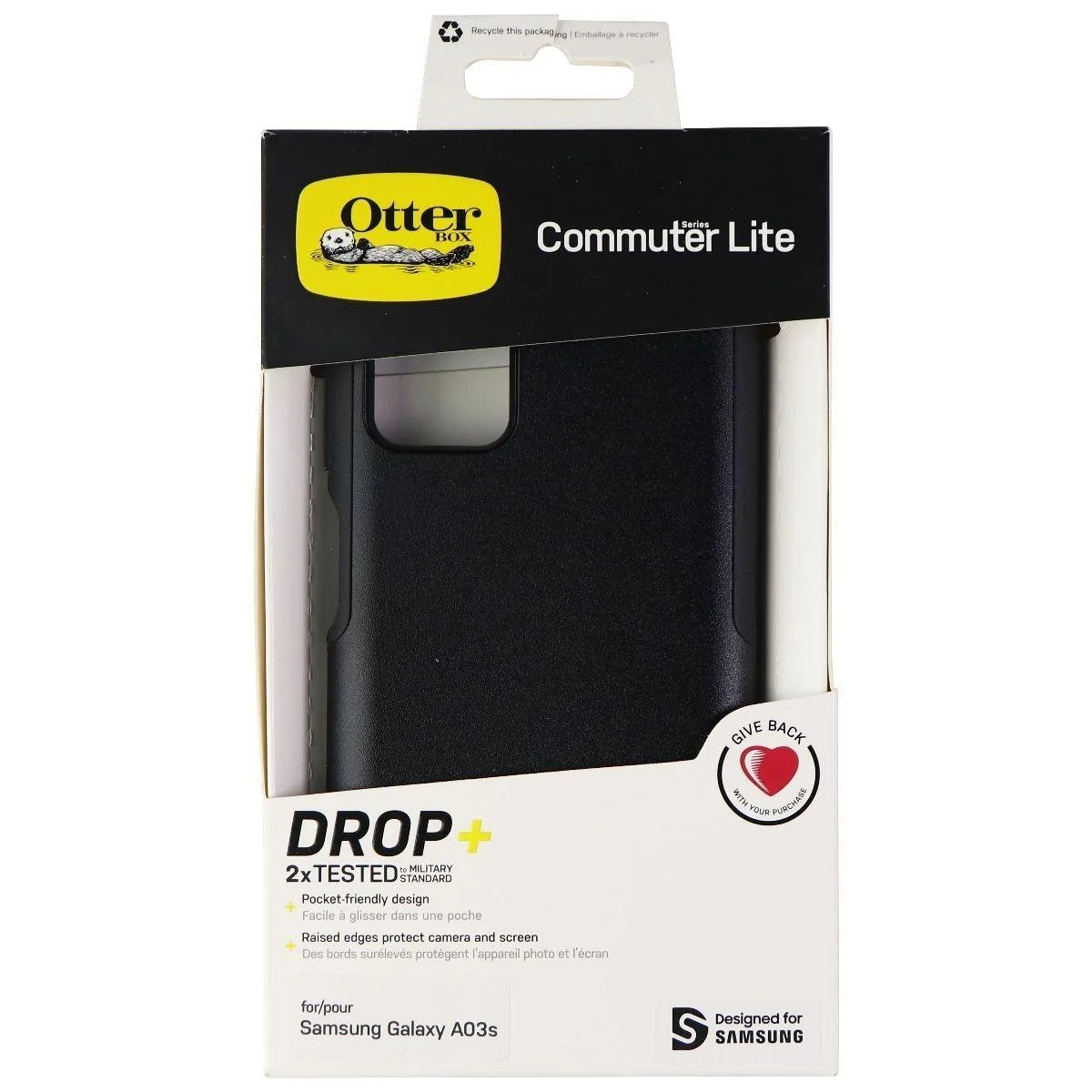 OtterBox OtterBox Commuter Lite Case for Samsung Galaxy A03s Black — product photo