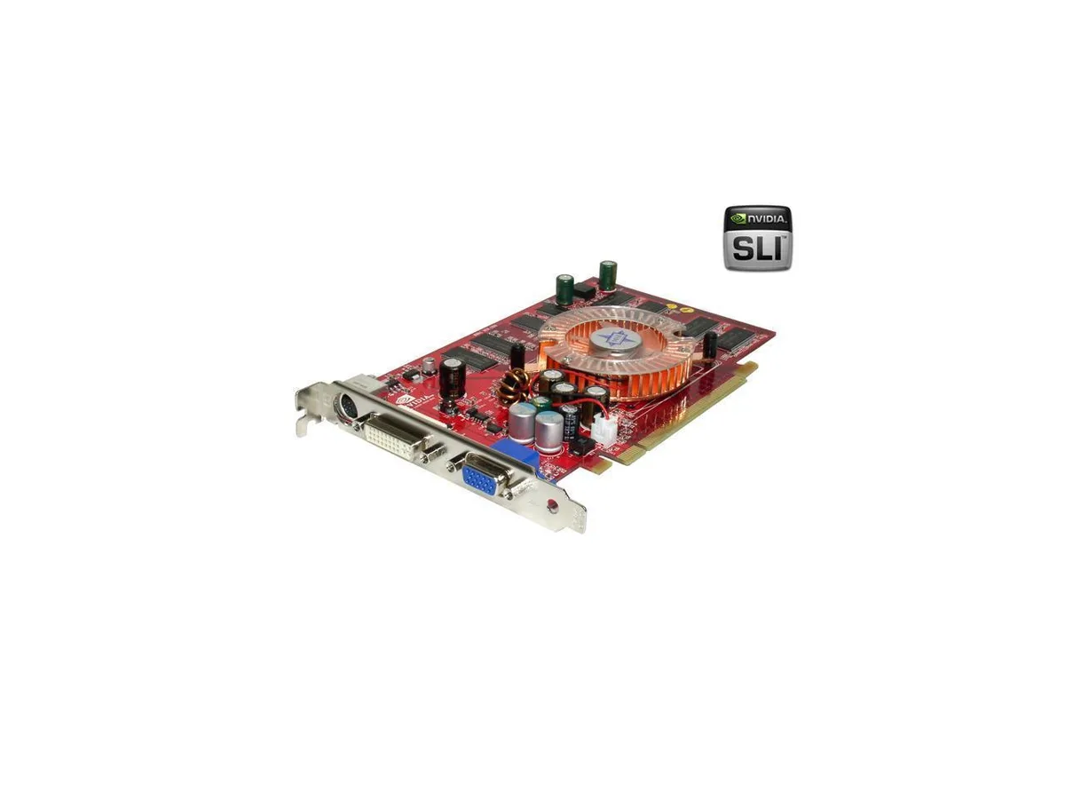 MSI MSI GeForce 6600 NX6600-TD128E graphics card — product photo