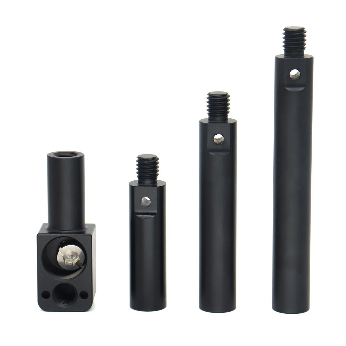 SZJELEN SZJELEN 15mm Pole Mounting Bracket 3/8 Screws 4 Sections Black — product photo