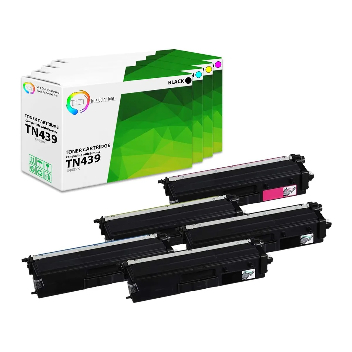 True Color Toner True Color Toner TN439 5 Pack 4 Colors 9000 Pages — product photo
