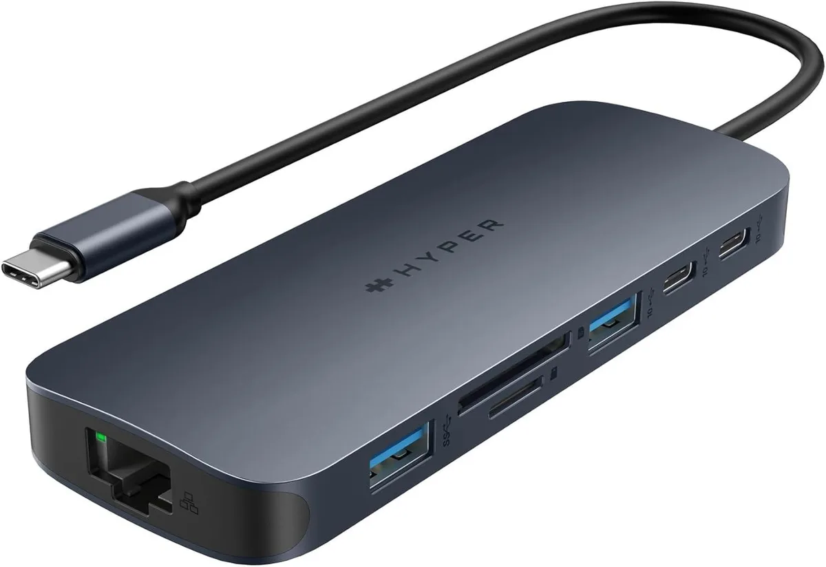 MCHOSE MCHOSE 10 Port USB C Hub 4K60Hz HDMI 10Gbps 140W PD 3.1 SD microSD Ethernet 3.5mm — product photo