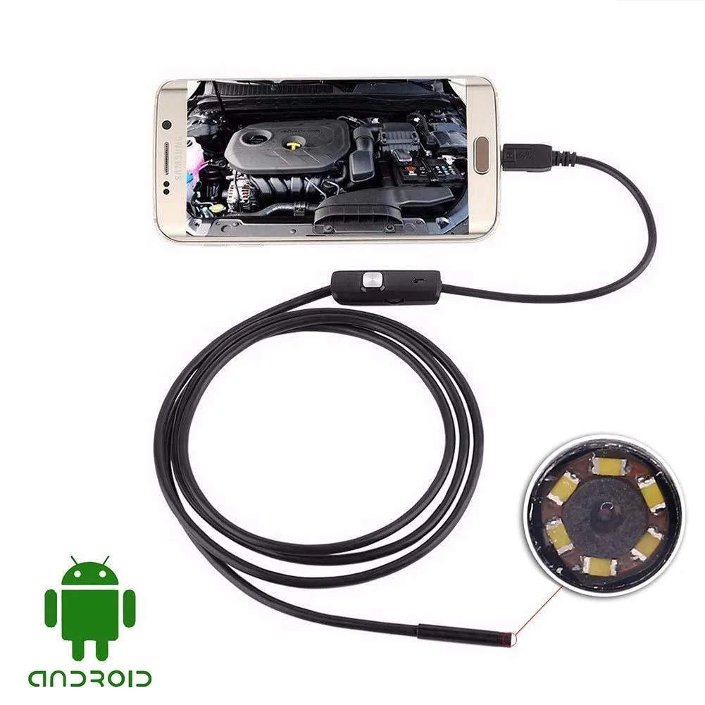 ECbidbuy ECbidbuy NK10 5.5mm USB Borescope 1.5m 6LED IP67 surveillance accessory — product photo