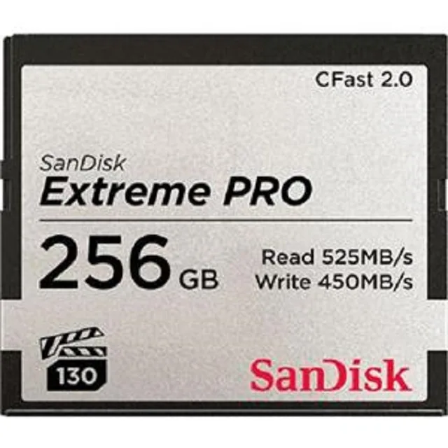 SanDisk SanDisk Extreme Pro 256GB CFast 2.0 Memory Card — product photo
