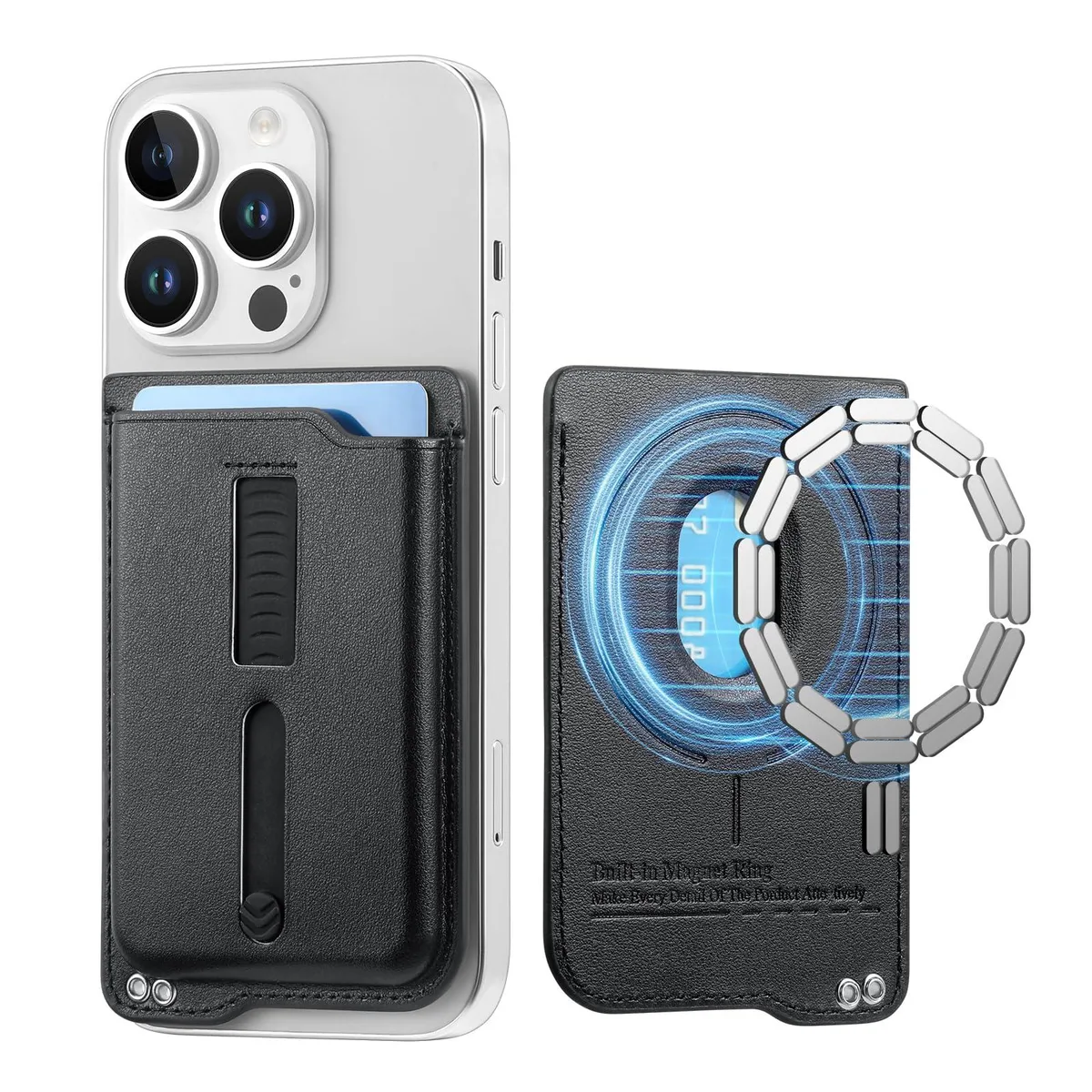 Viator Gear Micoden MagSafe Wallet 3 Card Black — product photo
