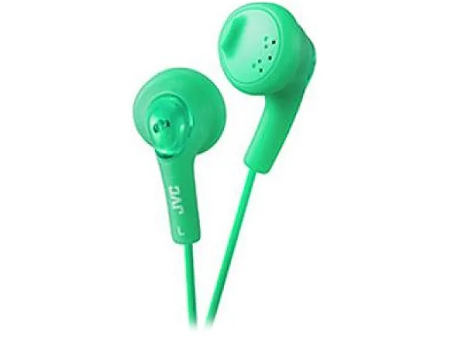 JVC JVC HA-F160-G-K Green Gumy Headphones 13.5mm — product photo