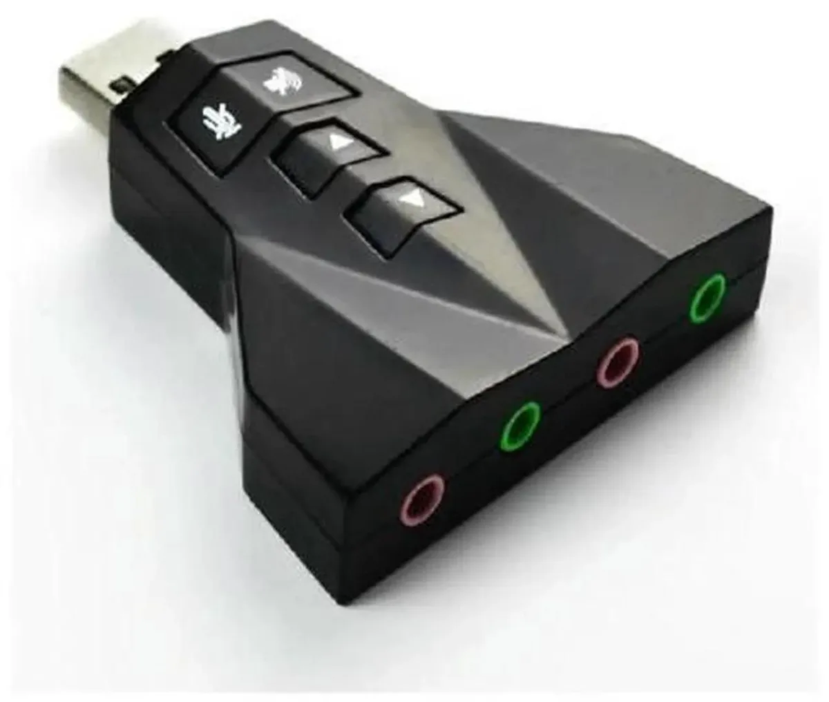 SMUGDESK SMUGDESK USB 2.0 Virtual 7.1 Dual Mic Dual Headset Audio Adapter — product photo