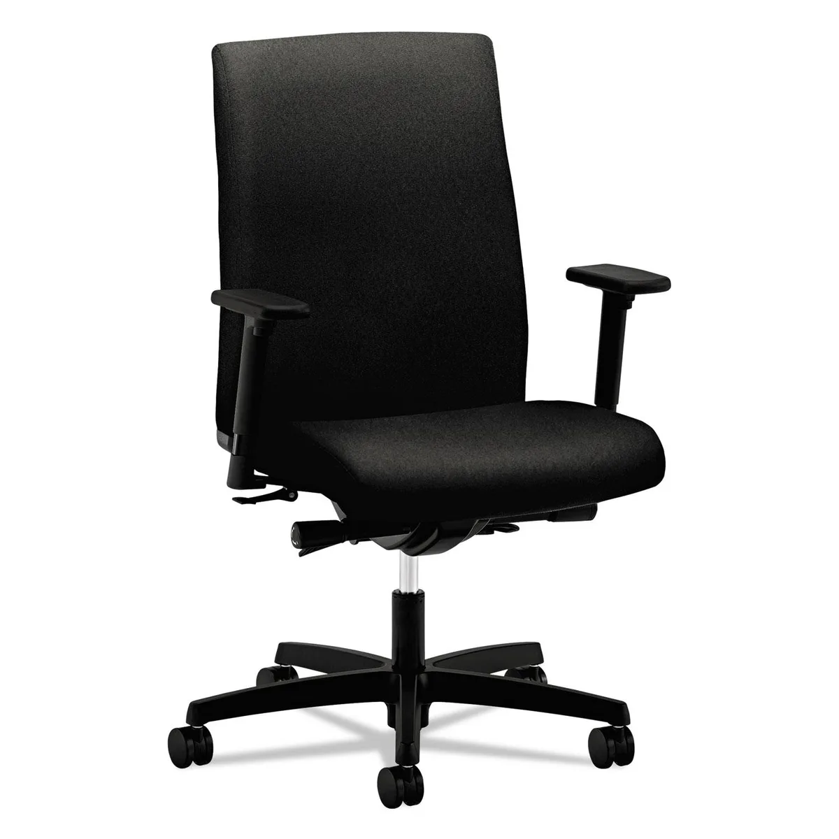 HON HON Ignition Mid-Back Office Chair HONIW104CU10 Black 17-22" Seat Height 300 lb — product photo