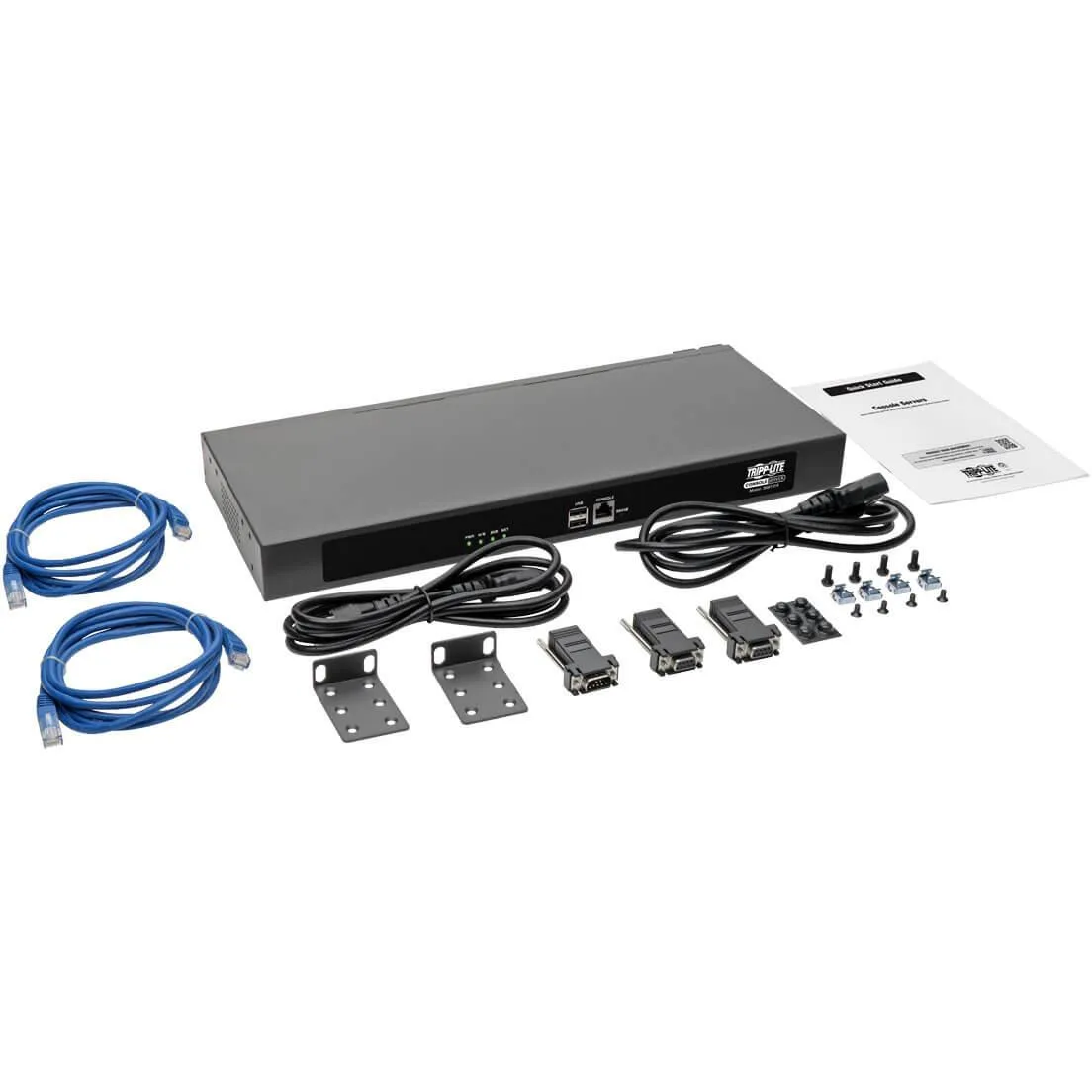 Tripp Lite Tripp Lite B097-016 16-Port Serial Console Server 2 USB Dual GbE 4GB Flash 1U server accessory — product photo