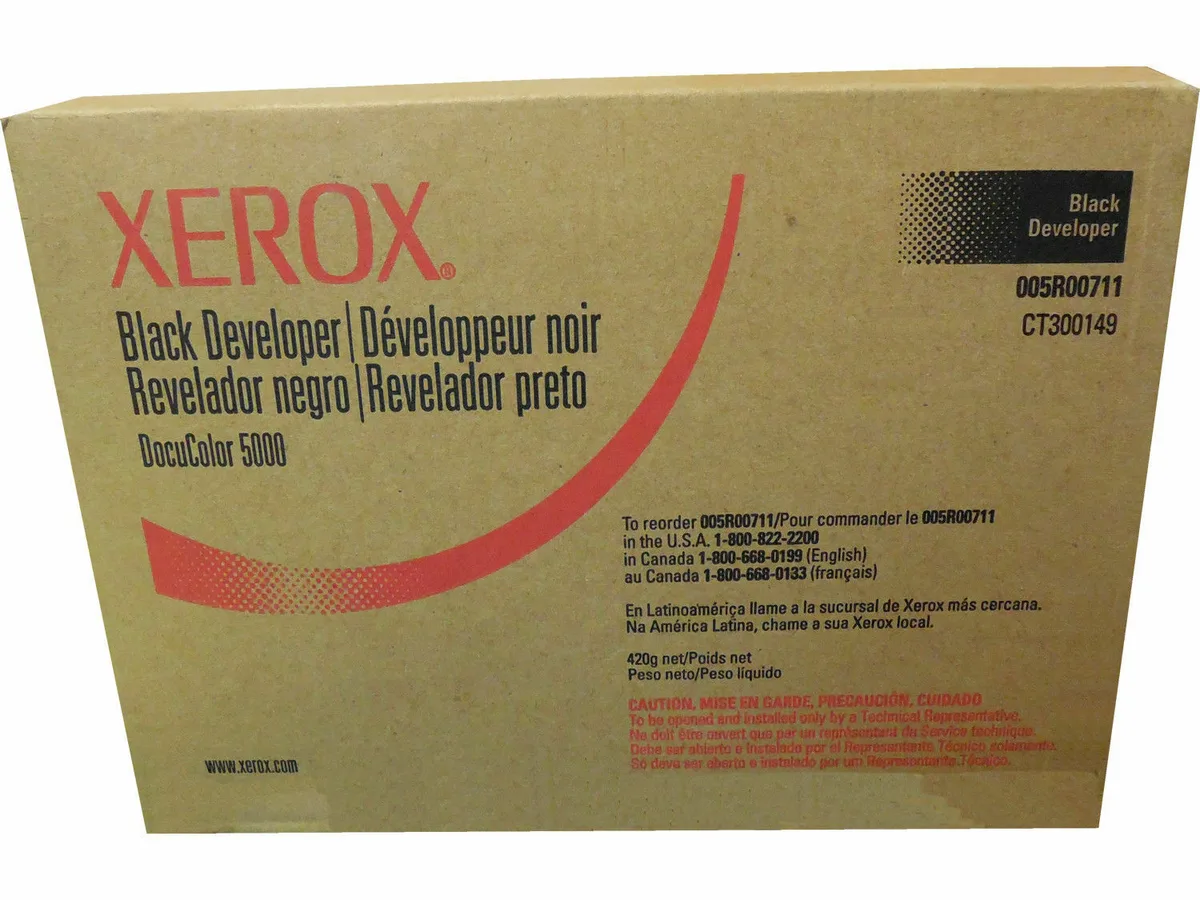 XEROX Xerox 005R00711 Black Developer 300000 Pages — product photo