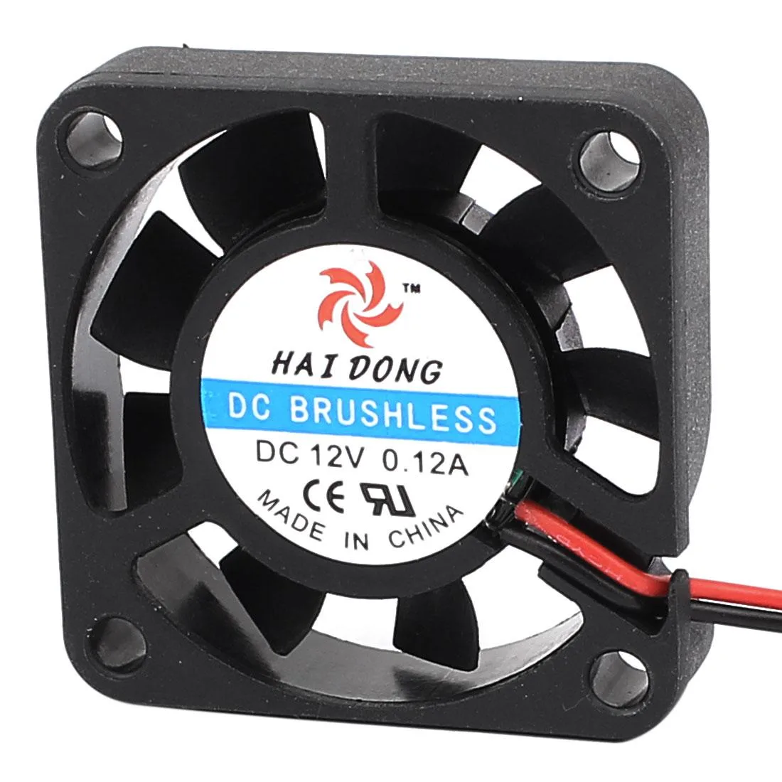 Unique-Bargains Unique-Bargains 40mm 12V 9-vane case fan with metal guard — product photo