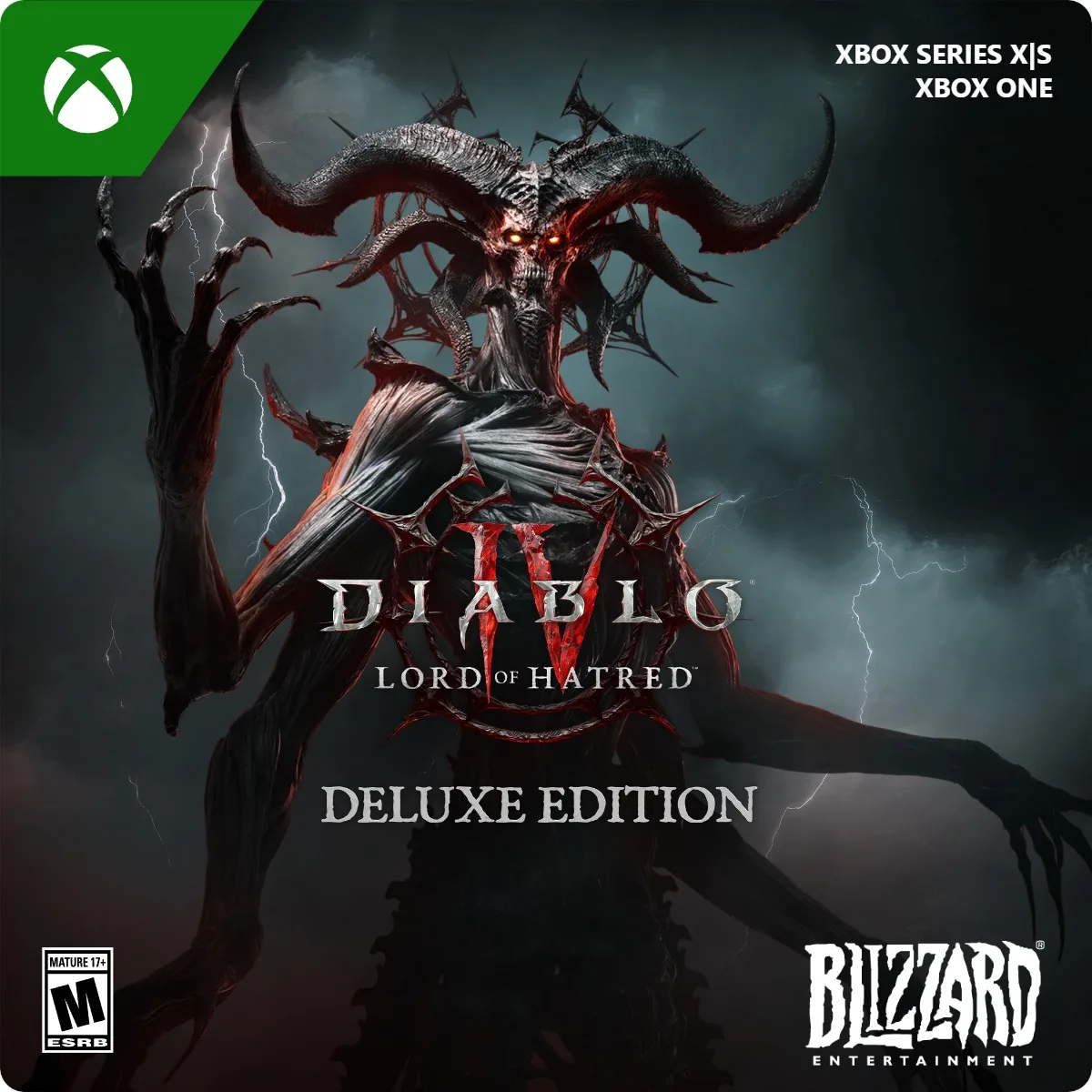 Blizzard Blizzard 7CN-00196 Diablo IV Lord of Hatred Deluxe Edition downloadable game — product photo