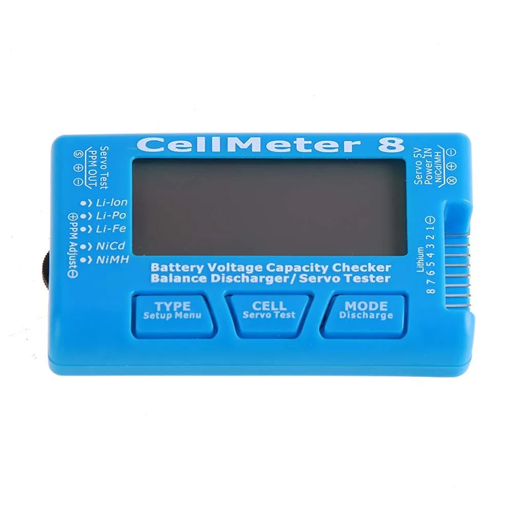  RC CellMeter 8 Battery Capacity Checker Voltmeter — product photo