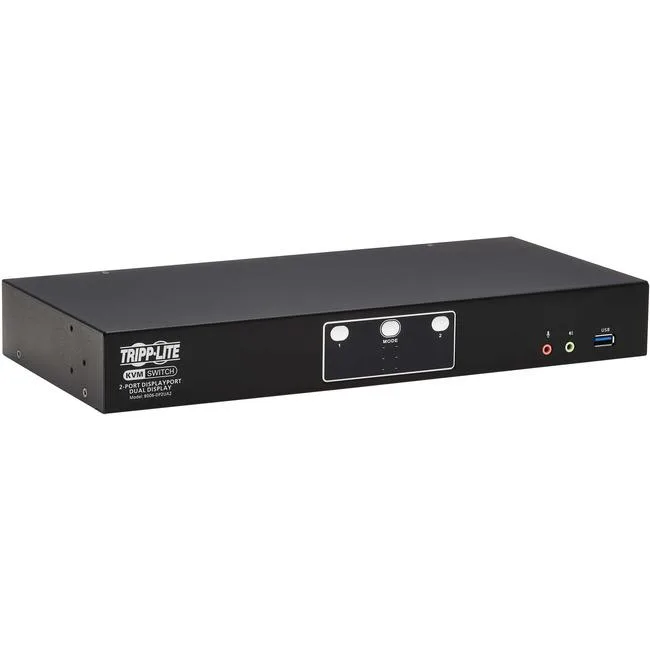 Tripp Lite Tripp Lite B006-DP2UA2 DisplayPort Dual-Display KVM Switch 2-Port 4K 60 Hz — product photo