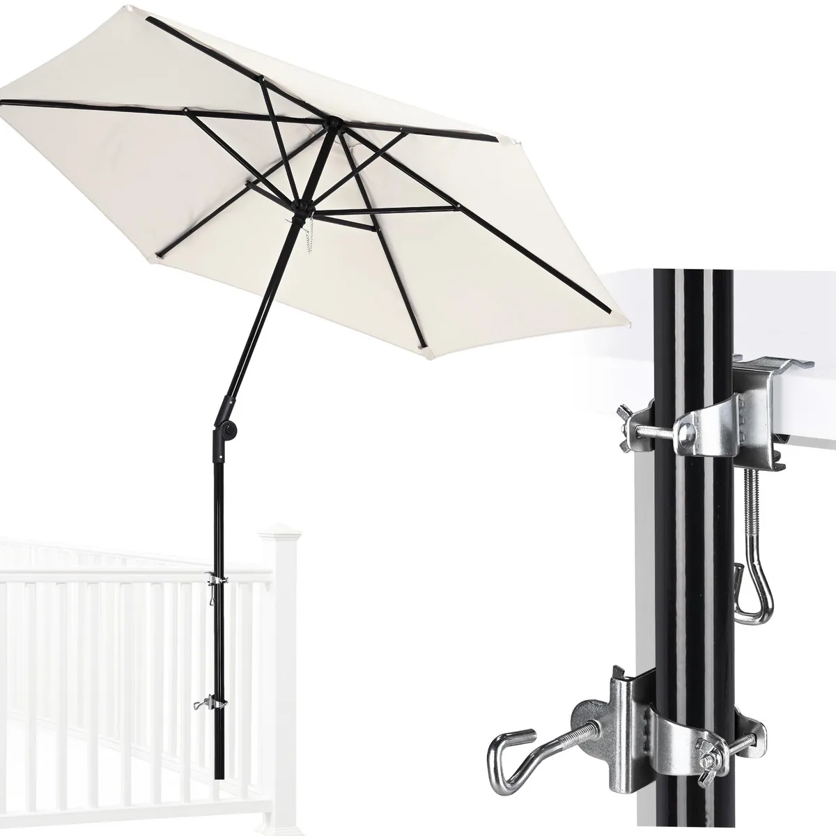 Yescom USA, Inc. Yescom USA, Inc. 07UMBUBB009-7FTDCL-IV 7.5ft patio umbrella — product photo