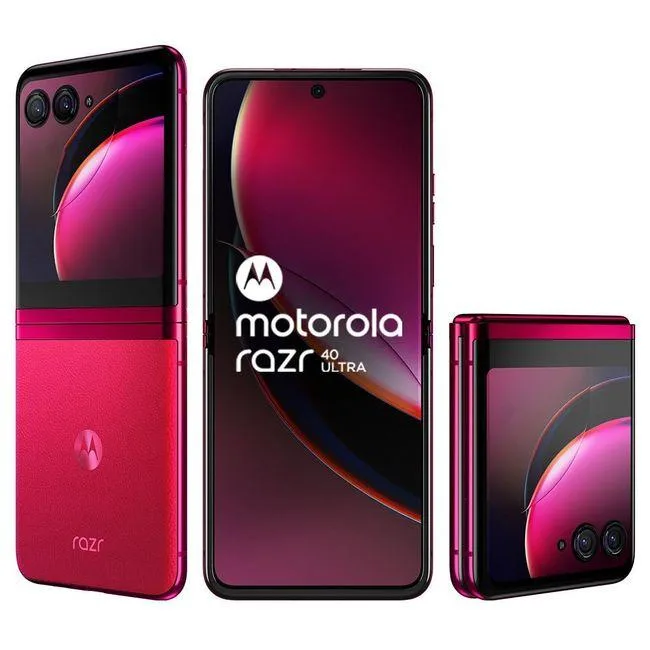 Motorola Motorola Razr 40 Ultra 256GB Viva Magenta 8GB RAM cell phones - unlocked — product photo