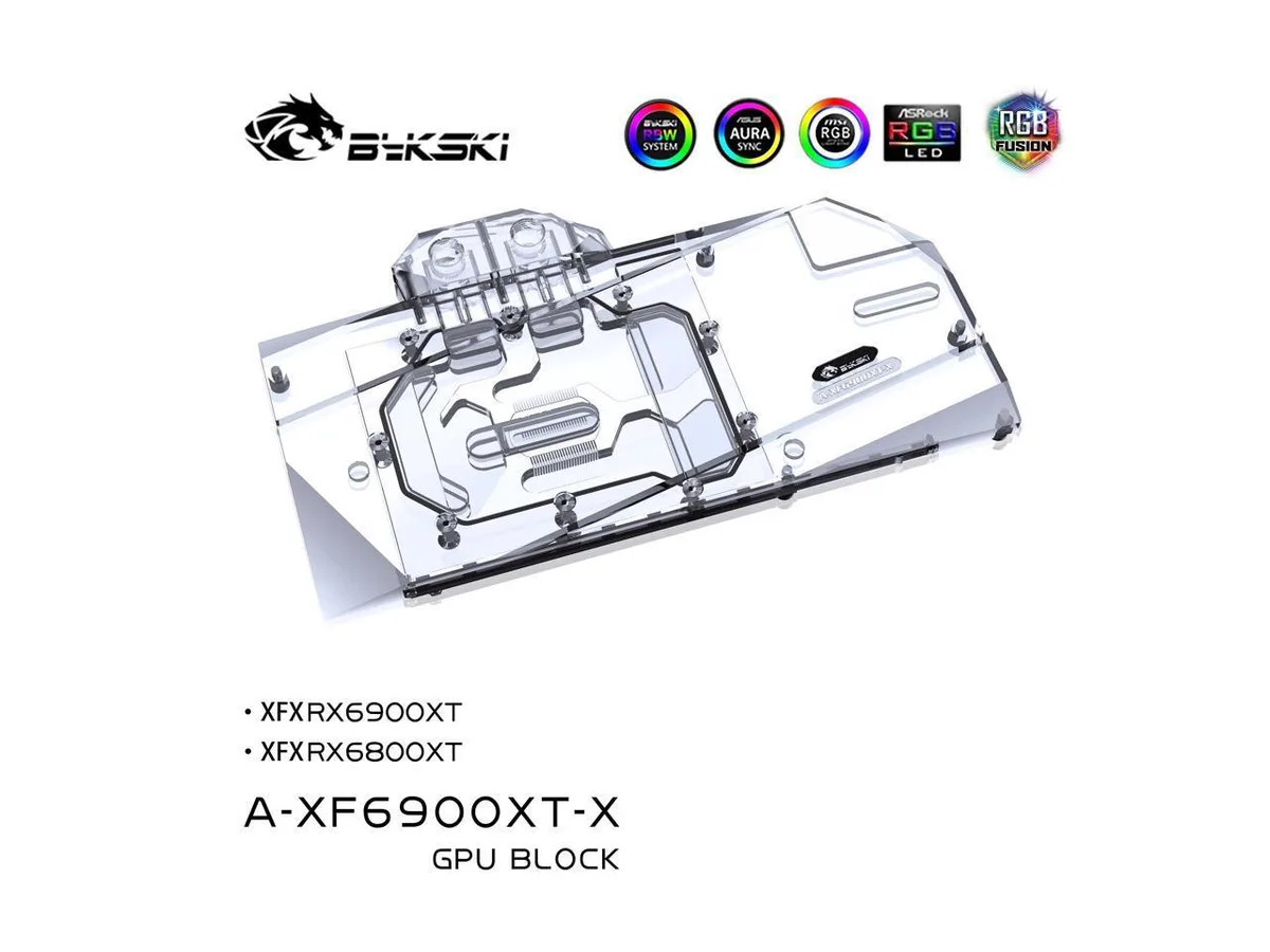 Bykski Bykski XFX 6900XT Water Block Speedster Merc 319 DIY Cooling — product photo