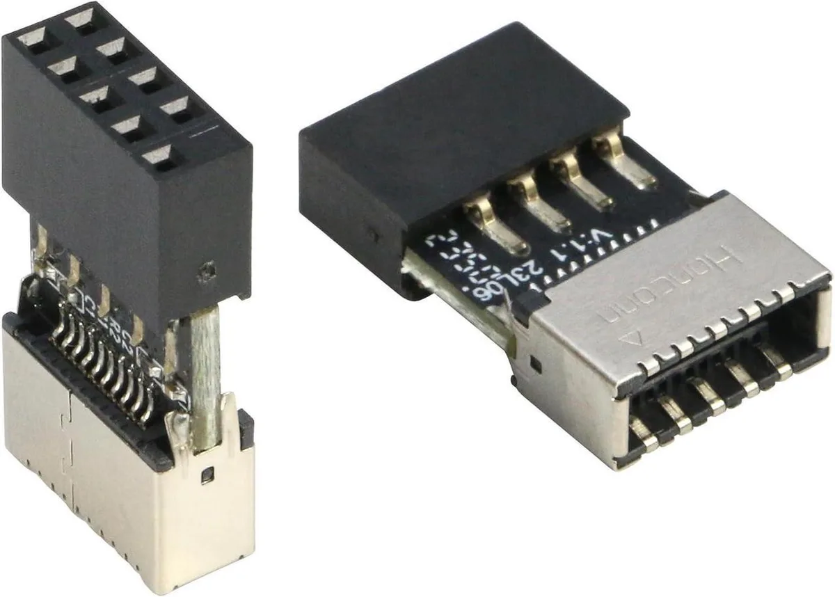 SMUGDESK SMUGDESK USB 2.0 to USB 3.2 Gen 1 Header Adapter 9Pin to Type-E (A-Key) — product photo