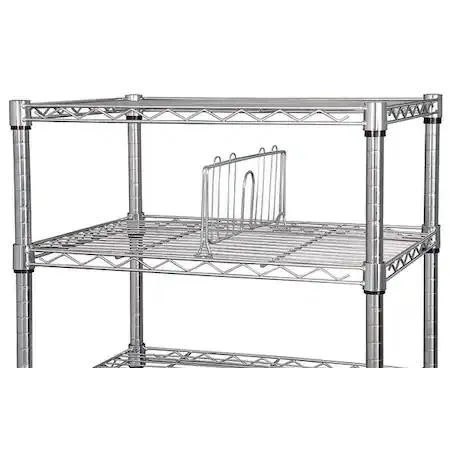 Value Brand Value Brand Shelf Divider 18 in Chrome 2 Pack — product photo