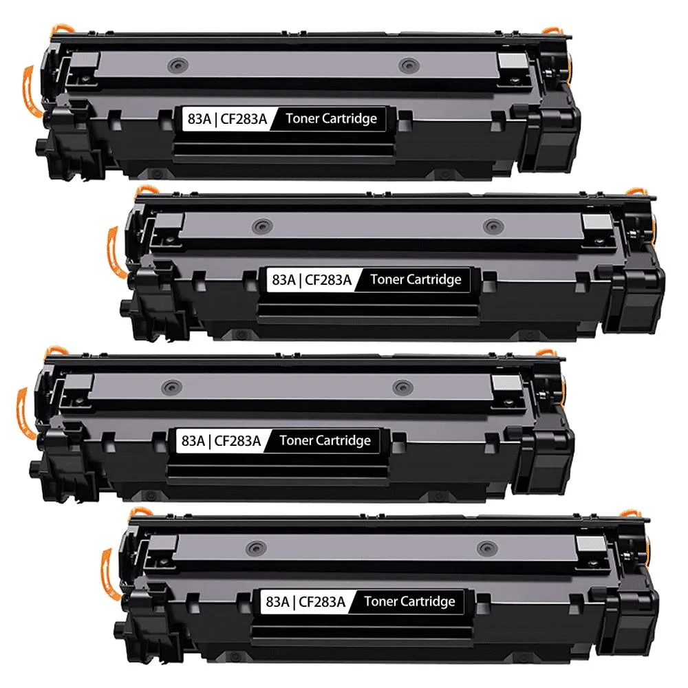 Ninestar Technology Ninestar Technology 4 Pack Black Toner Cartridge 83A CF283A 1500 Pages — product photo