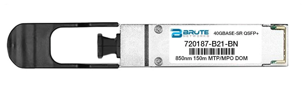 Brute Networks Brute Networks 40GBASE-SR 100m MMF 850nm QSFP+ transceiver — product photo