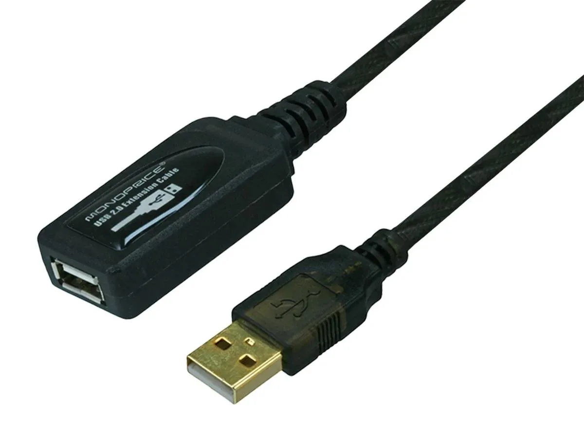 Monoprice Inc. Monoprice Inc. 6149 USB 2.0 Type-A Active Extension Repeater Cable 28/24AWG — product photo