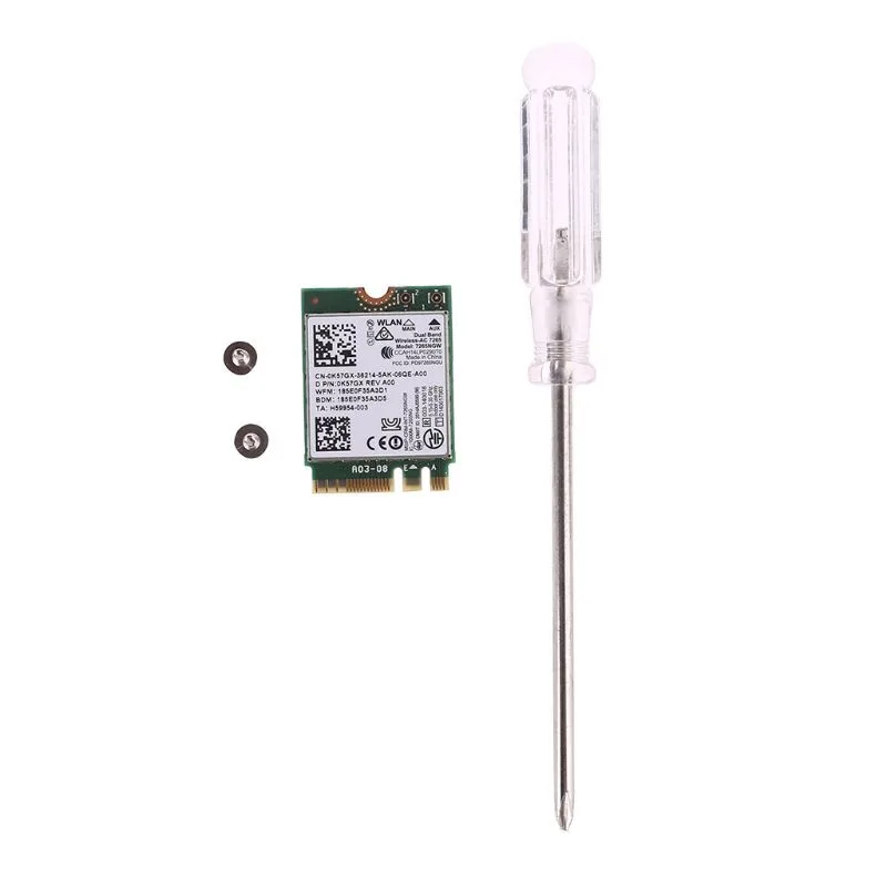 Shenzhen shijiaoke Electronics Co., Ltd. Shenzhen shijiaoke Electronics Co., Ltd. 7265 00JT469 M.2 Wi-Fi adapter — product photo